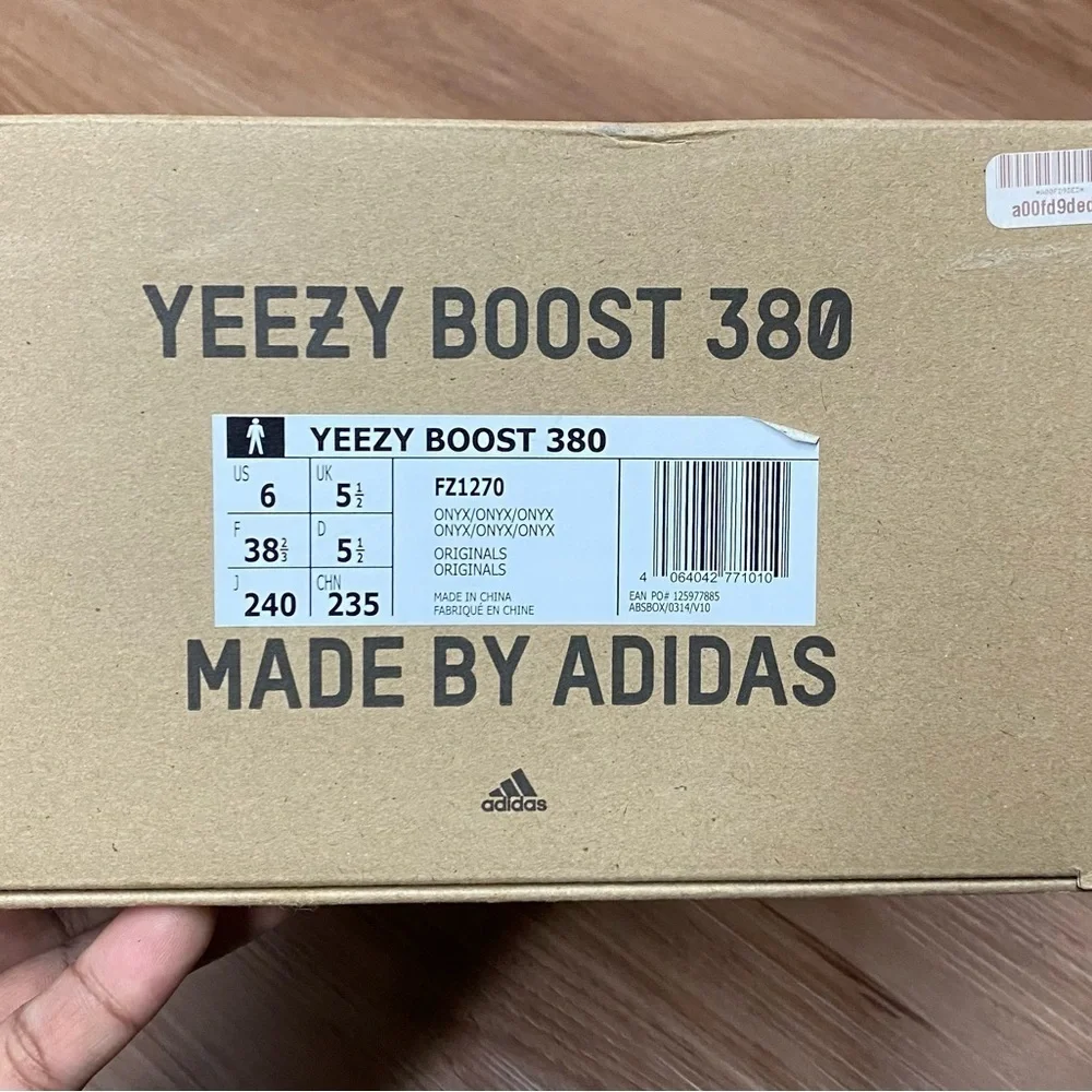 Adidas Yeezy Boost 380 Pepper And Onyx Sneaker Bundle Women’s Size 7.5